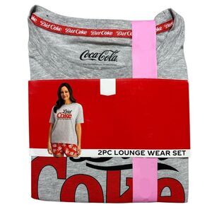 Diet Coke - Licensed Women's Short Sleeve T-Shirt and Boxer Short 2 Piece Pajama